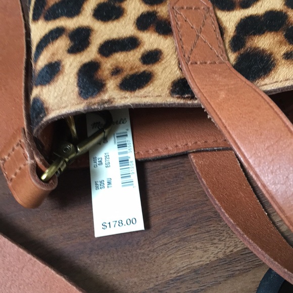 Madewell small leopard transport tote - Picture 5 of 6